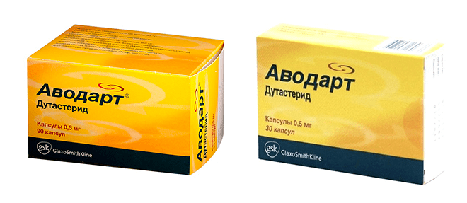 Различная дозировка Avodart