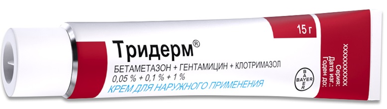 Тридерм: состав, действие, показания, побочные эффекты и противопоказания